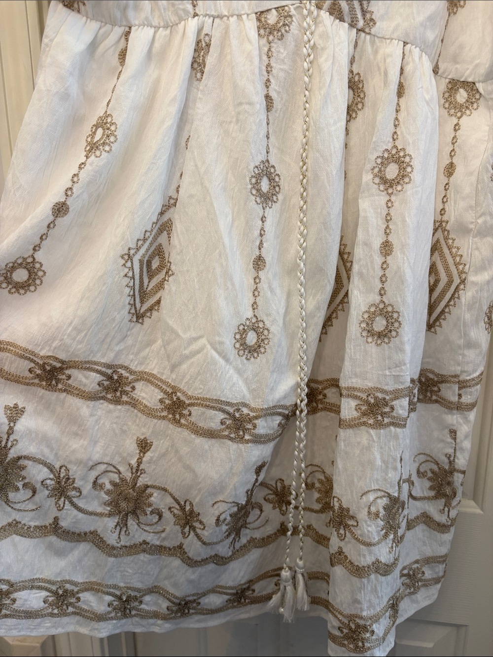 BloomChic White embroidered boho midi Dress NWT Plus Size 14/16 Cottagecore - Picture 4 of 5